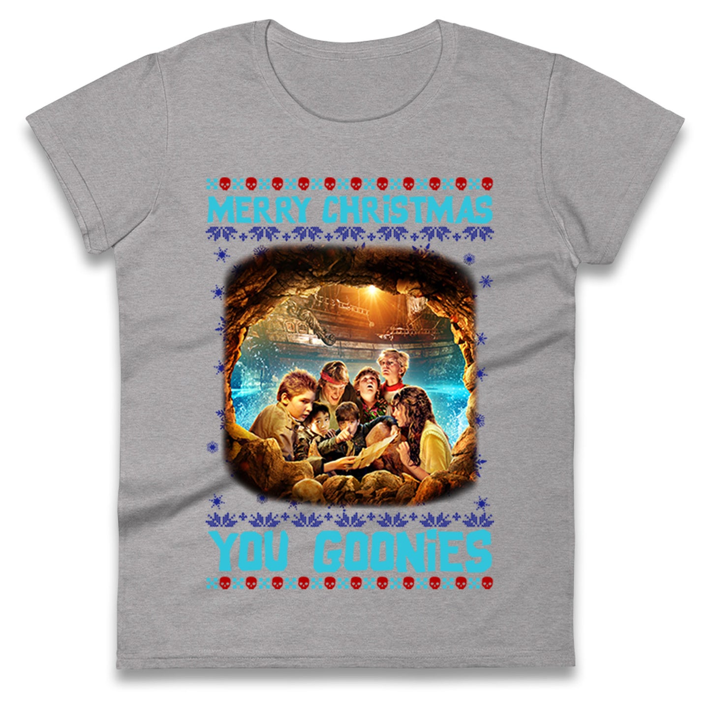 The Goonies Christmas Ladies T Shirt