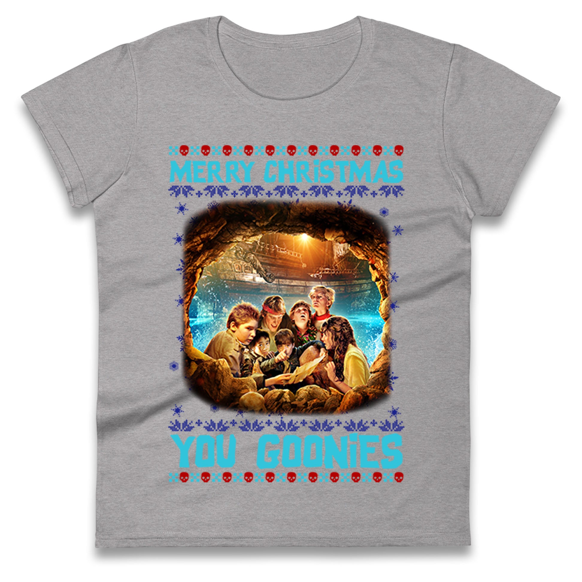 The Goonies Christmas Ladies T Shirt