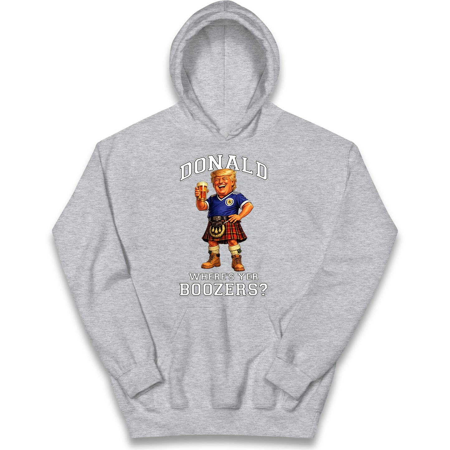 Donald Trump Scotland World Cup Kids Hoodie