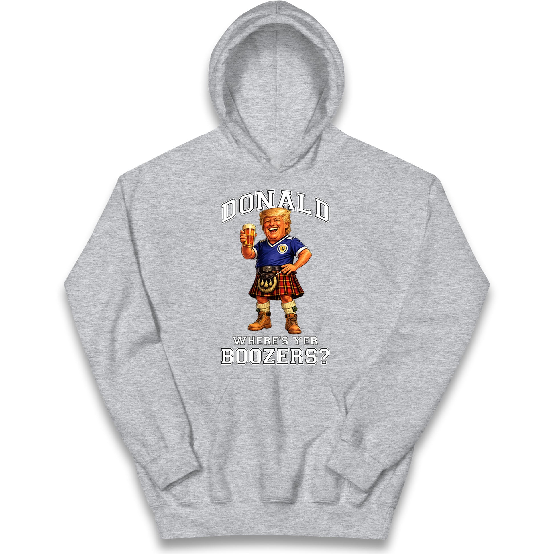 Donald Trump Scotland World Cup Kids Hoodie