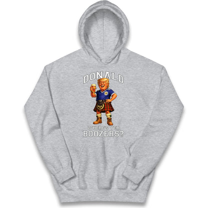 Donald Trump Scotland World Cup Kids Hoodie