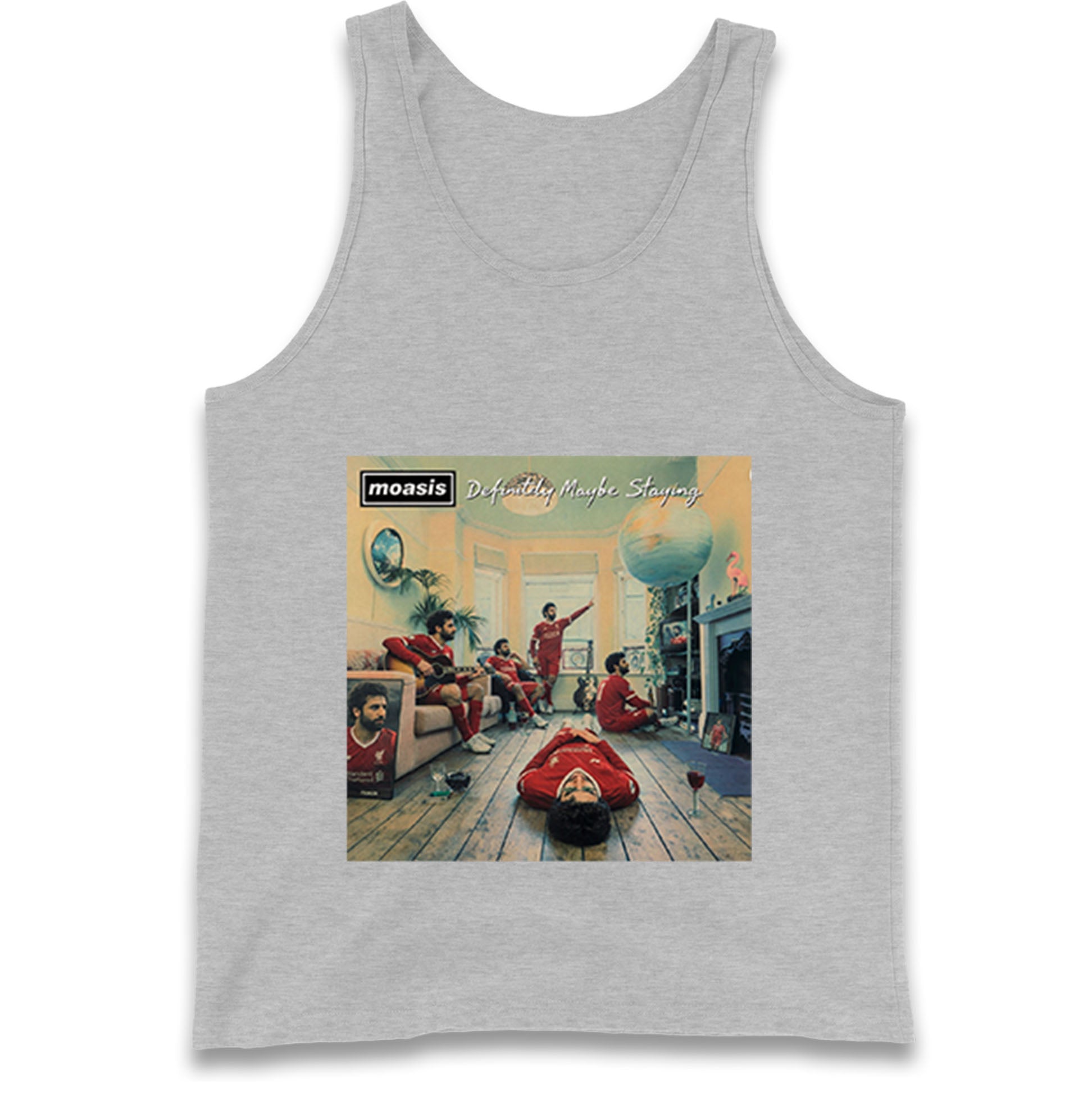 Mo Salah Oasis Liverpool Football Tank Top