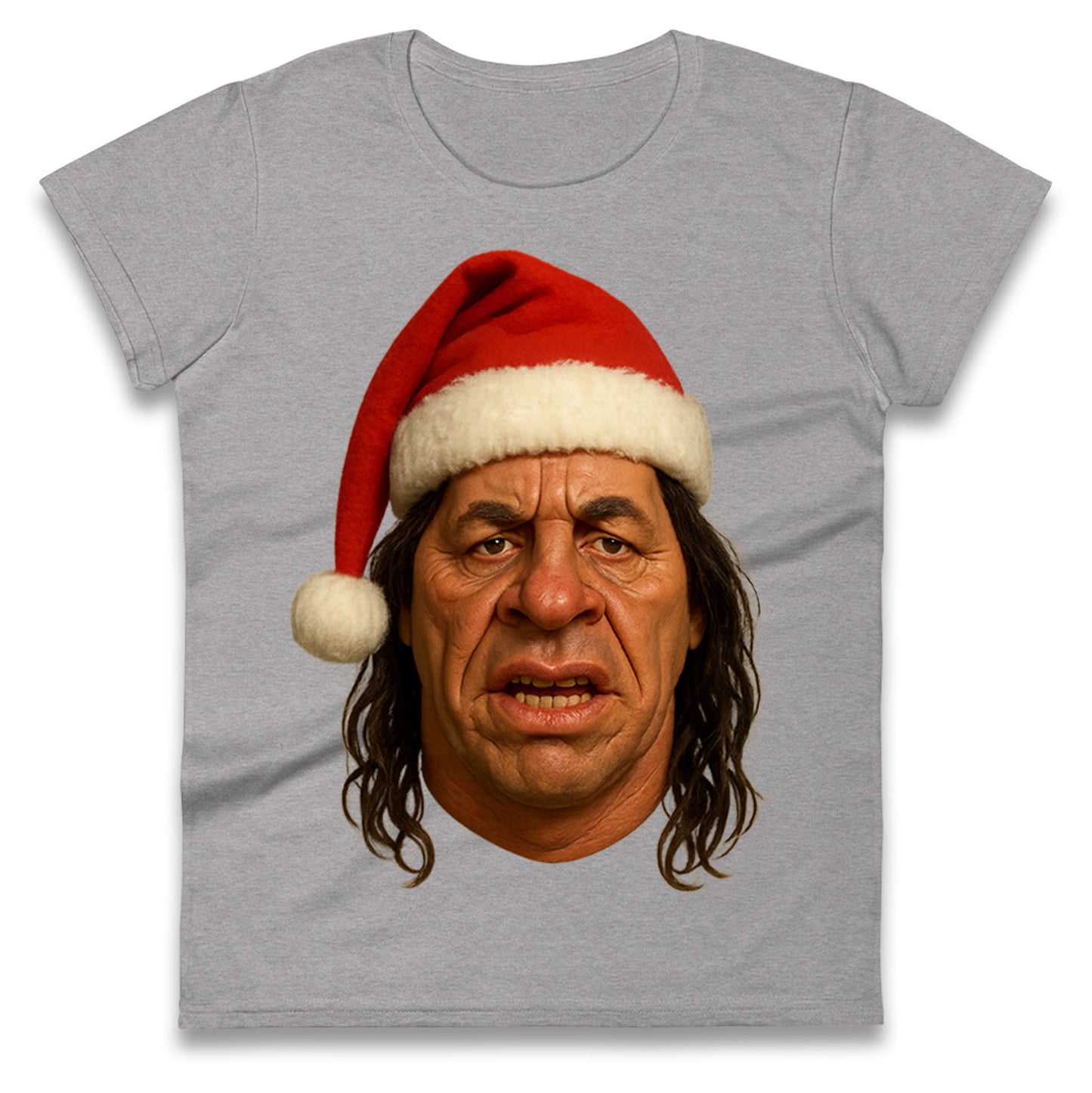 Bret Hart Christmas Ladies T Shirt