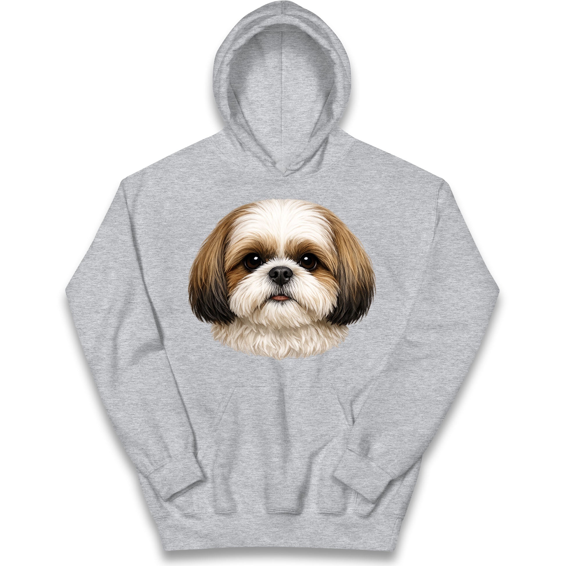 Shih Tzu Face Kids Hoodie