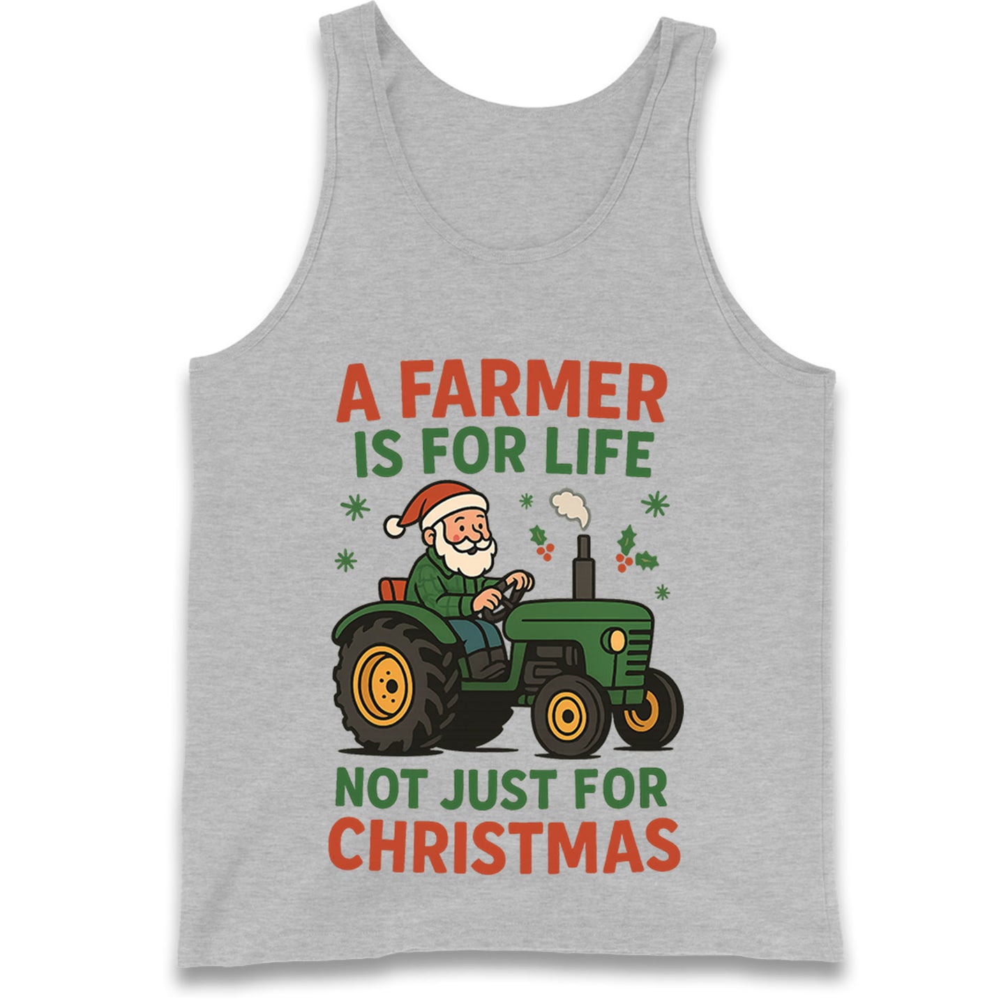 Farmer Christmas Tank Top