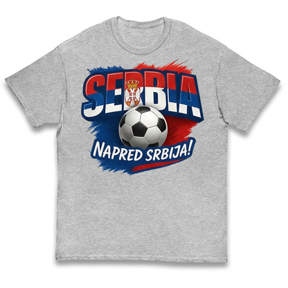 Serbia Retro World Cup Kids T Shirt