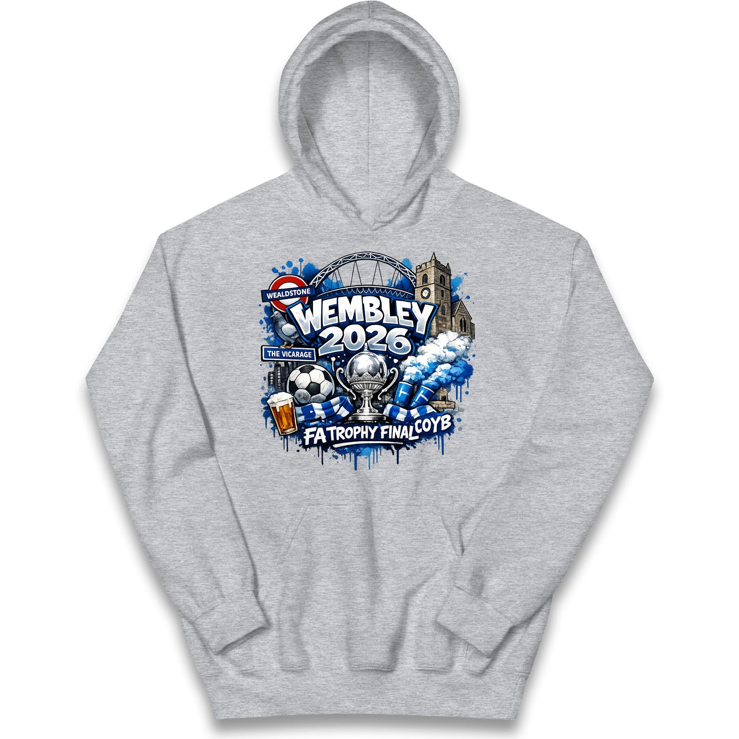 Wealdstone FA Trophy Final Wembley 2026 | Buy FA Trophy Wear Kids Hoodie 