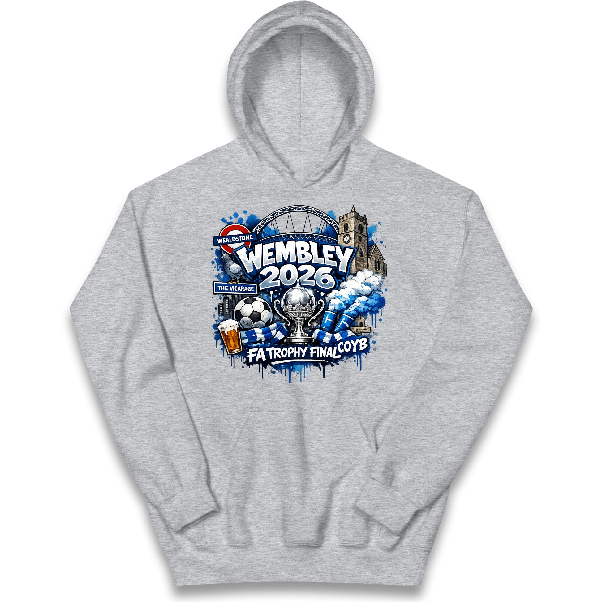 Wealdstone FA Trophy Final Wembley 2026 | Buy FA Trophy Wear Kids Hoodie 