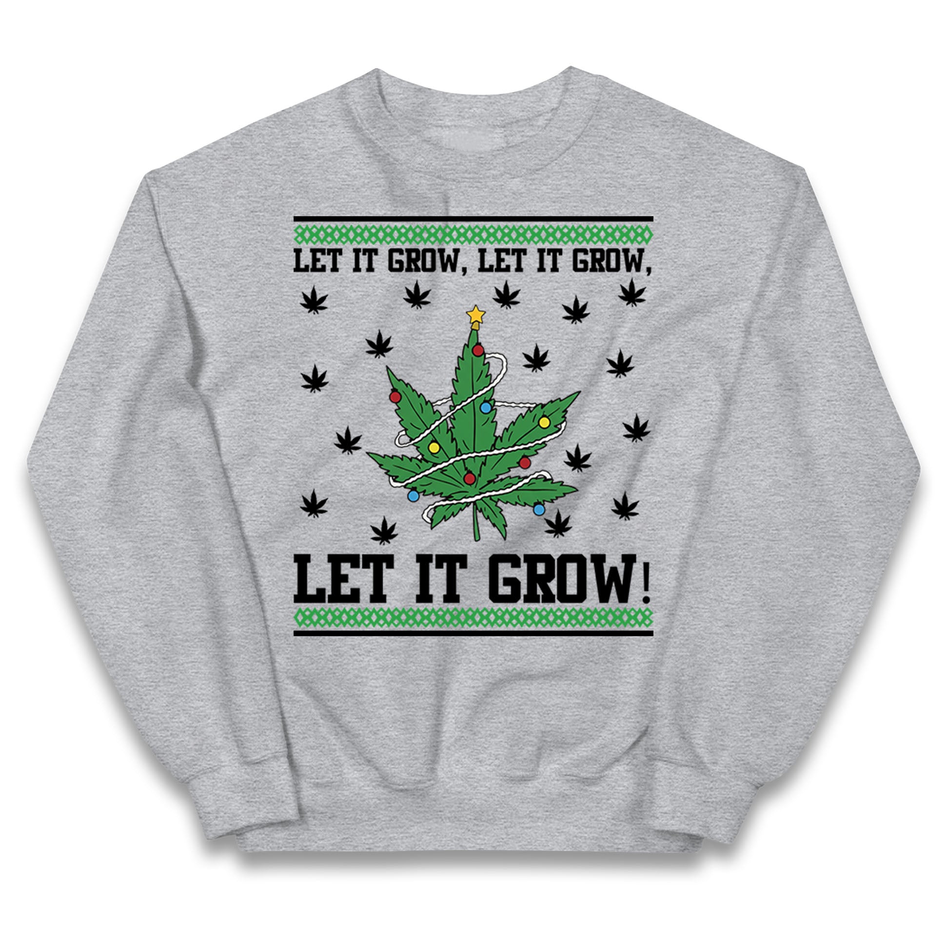 Cannabis Christmas Kids Jumper