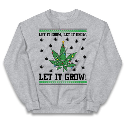 Cannabis Christmas Kids Jumper