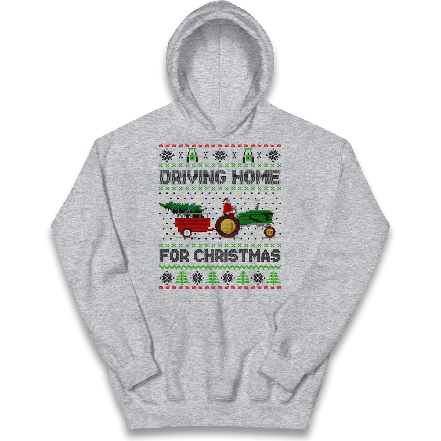 John Deere Christmas Kids Hoodie