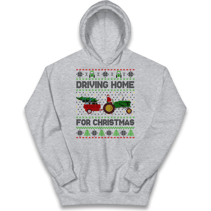 John Deere Christmas Kids Hoodie