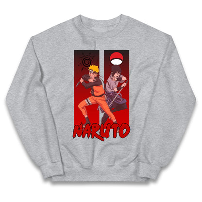 naruto eight trigrams sealing and sasuke uchiha crest jumper