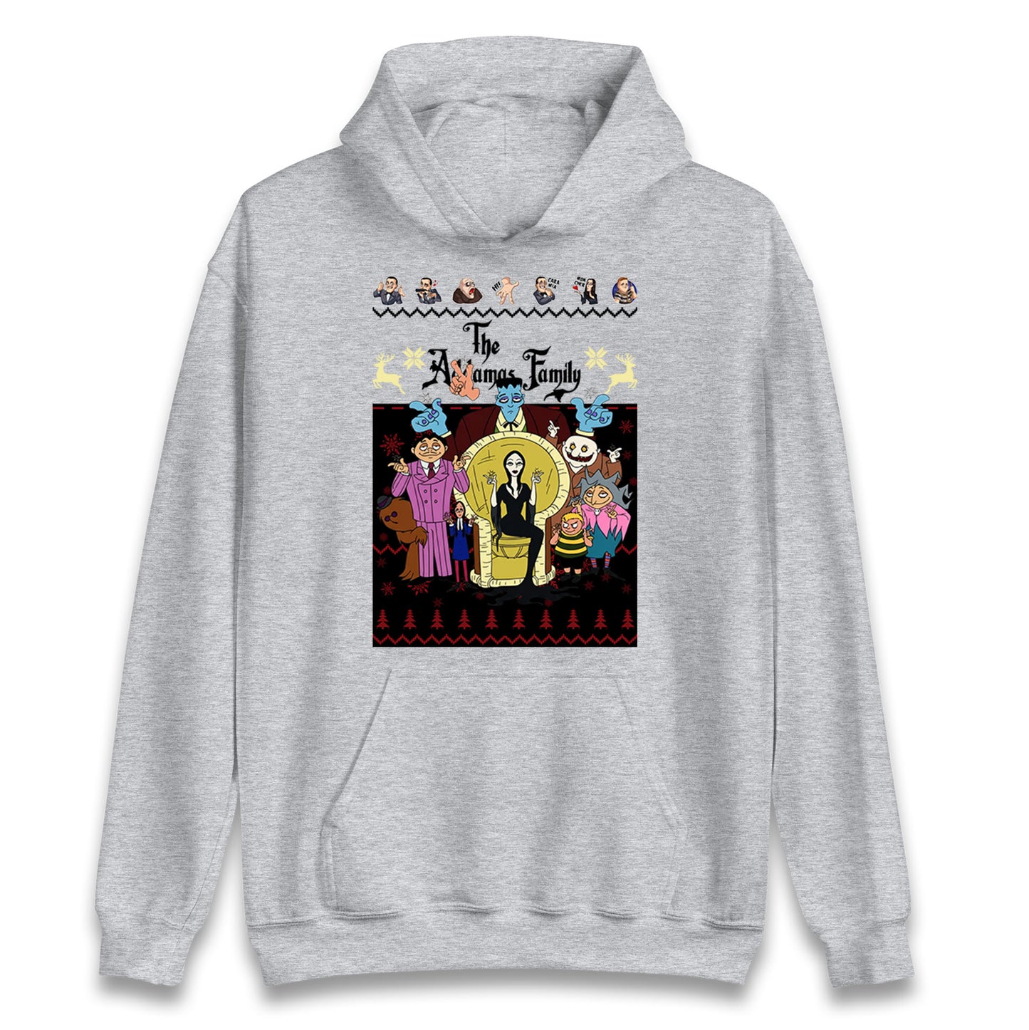 Scary Addams Christmas Hoodie
