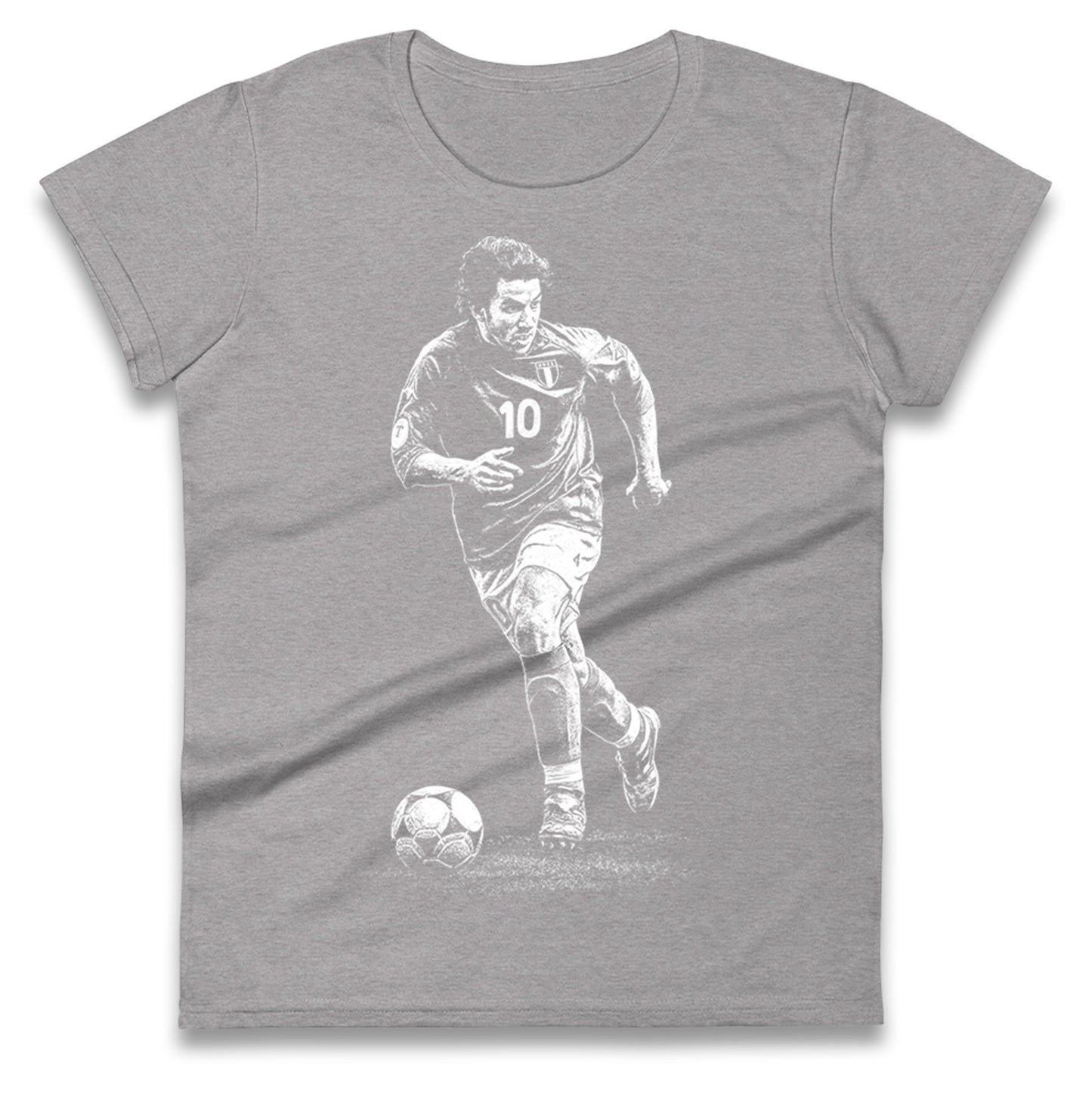 Del Piero 10 Italy Ladies T Shirt