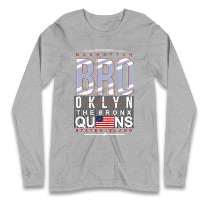 Brooklyn New York State Longsleeve T Shirt