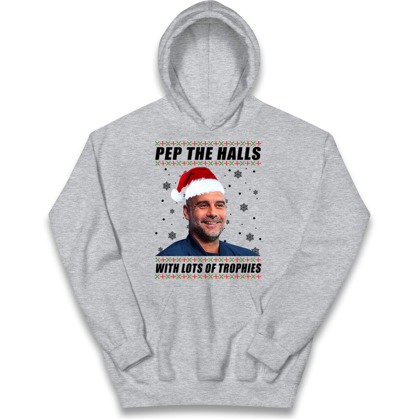 Pep Guardiola Christmas Kids Hoodie