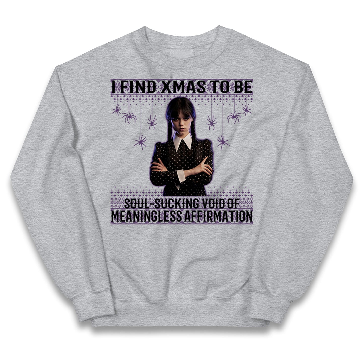 Wednesday Christmas Kids Jumper