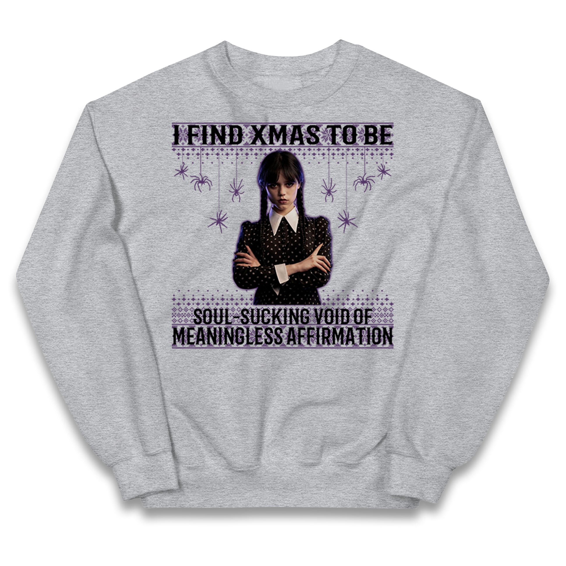 Wednesday Christmas Kids Jumper