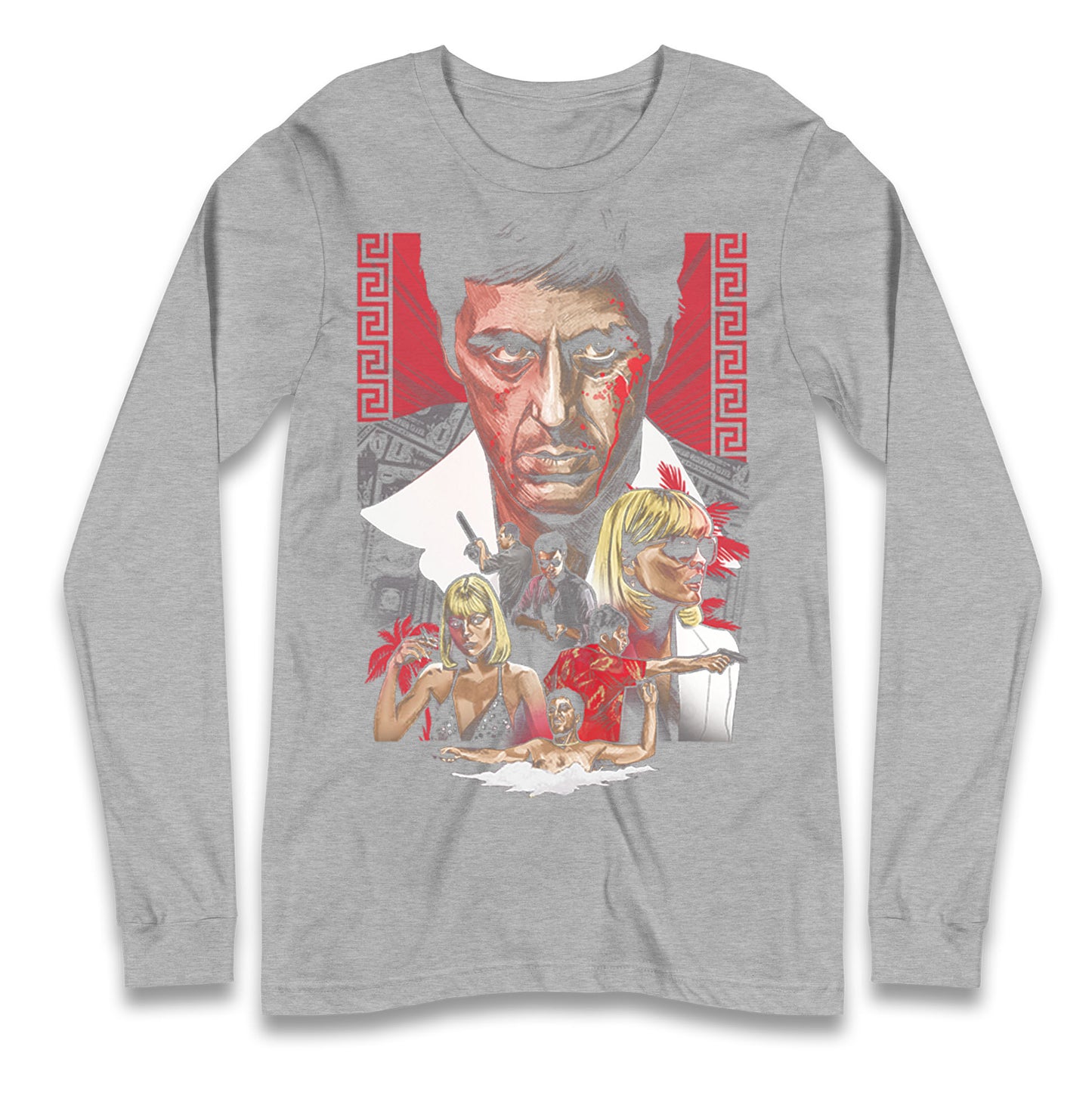Tony Montana Scarface Long Sleeve Shirt