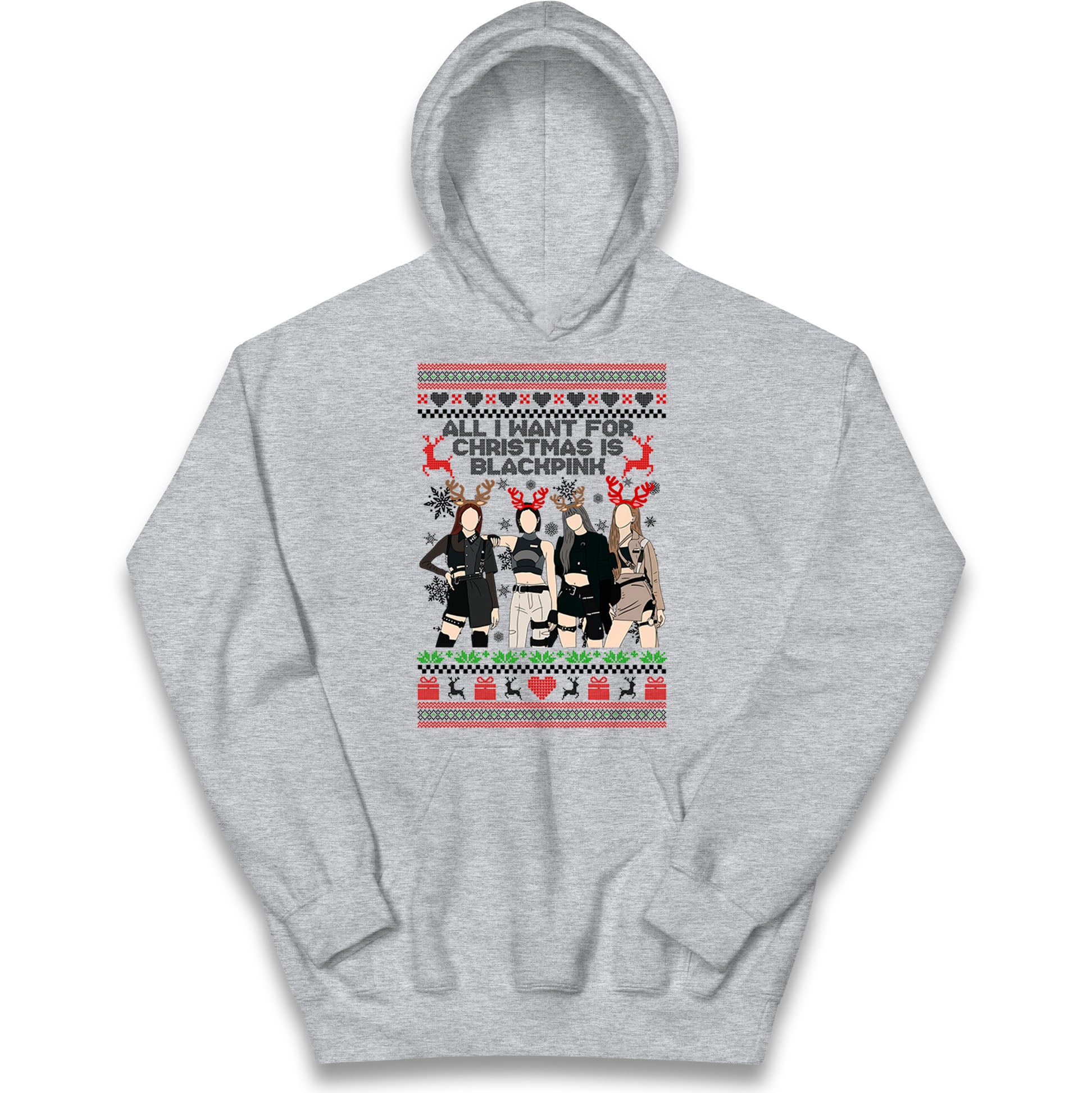 BlackPink Christmas Kids Hoodie