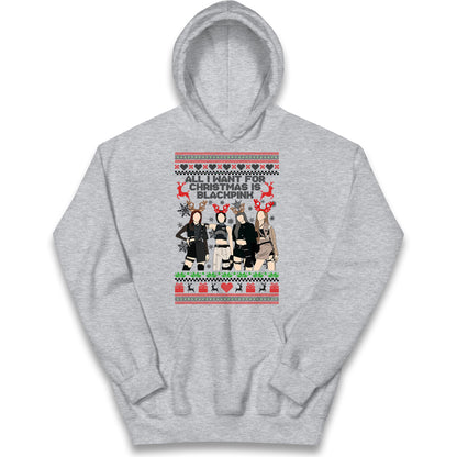 BlackPink Christmas Kids Hoodie