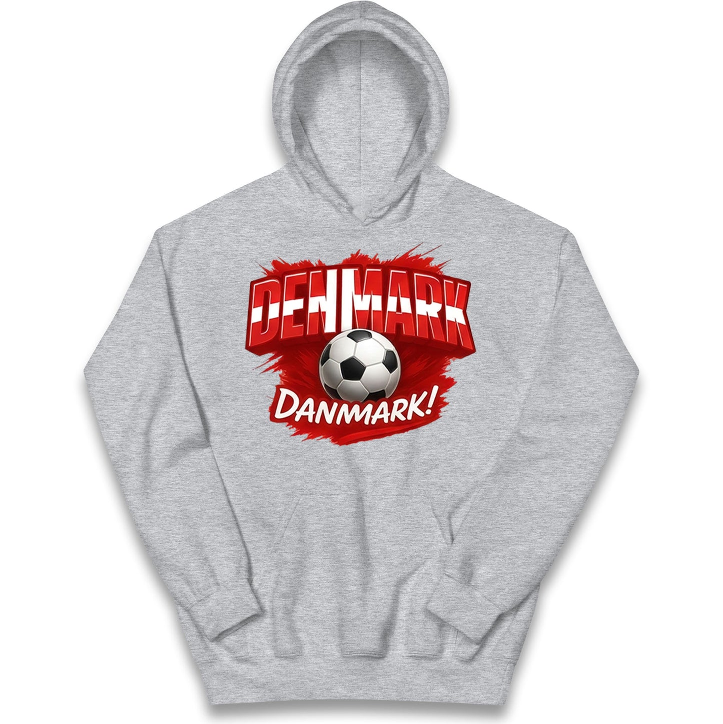 Denmark Retro World Cup Kids Hoodie