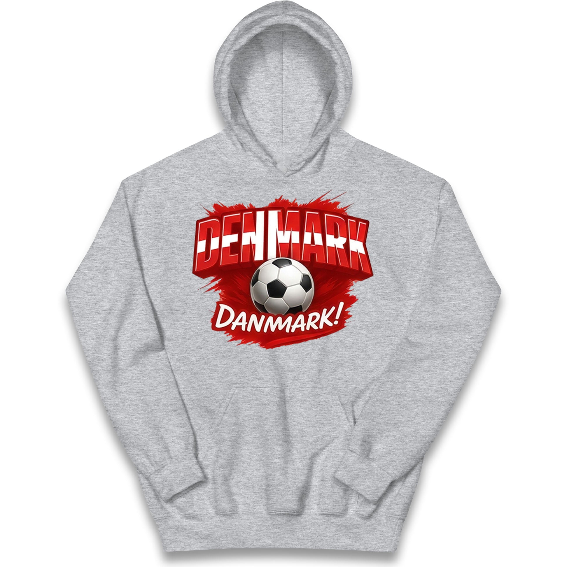 Denmark Retro World Cup Kids Hoodie