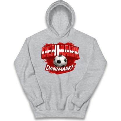 Denmark Retro World Cup Kids Hoodie