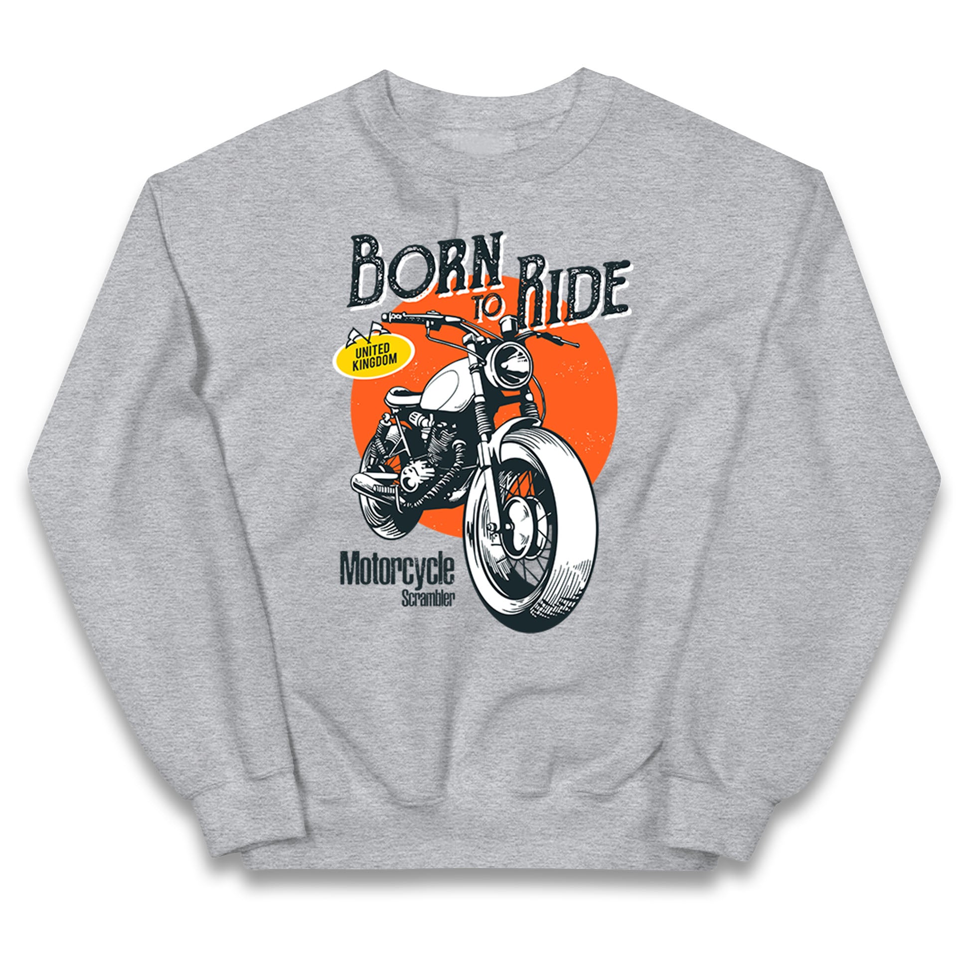Born To Ride UK Kids Jumper