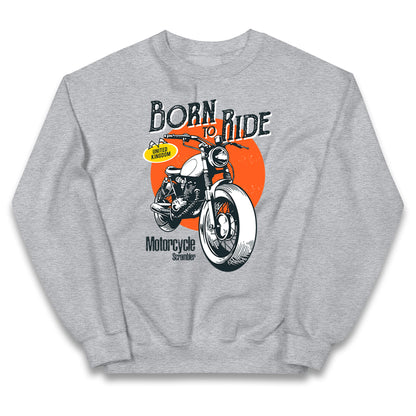 Born To Ride UK Kids Jumper