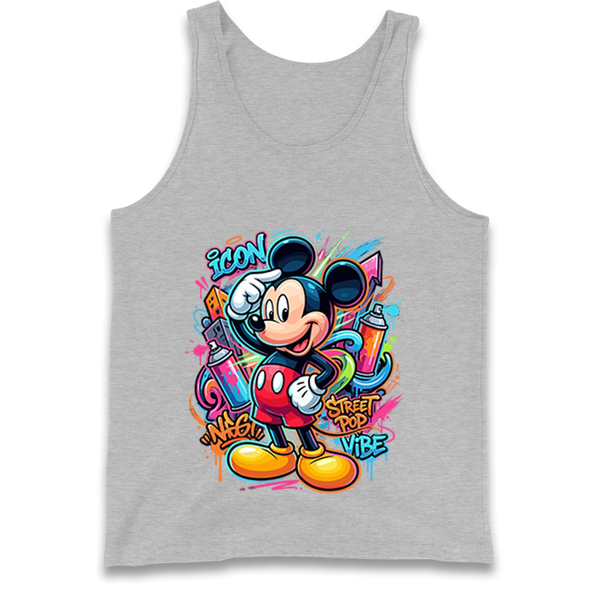 Graffiti Mickey Tank Top