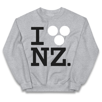 I Love NZ Orlando Bloom Huffer Kids Jumper