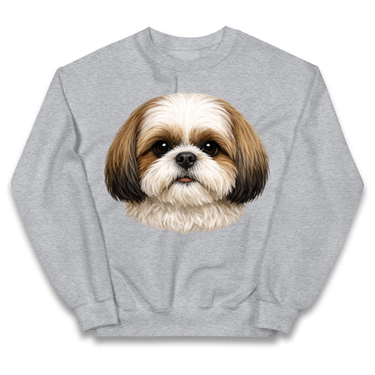 Shih Tzu Face Kids Jumper