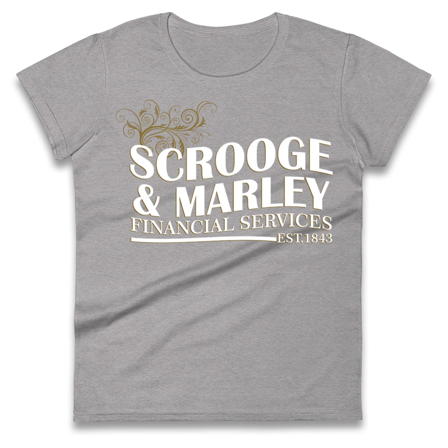 scrooge marley christmas womens top