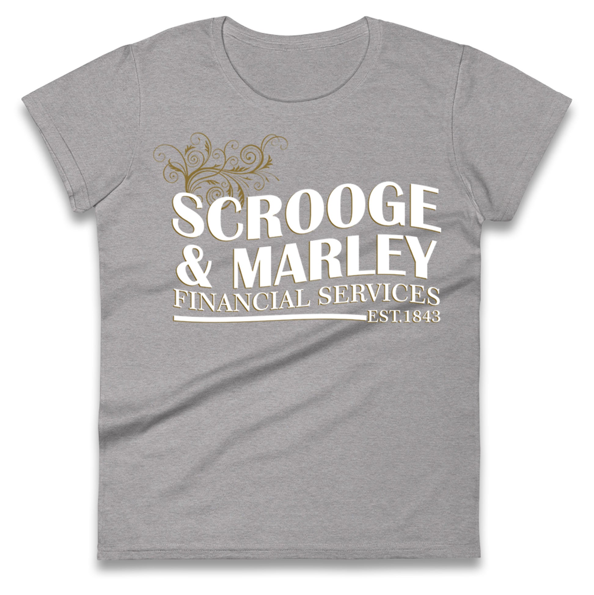 scrooge marley christmas womens top