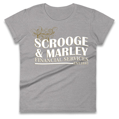 scrooge marley christmas womens top
