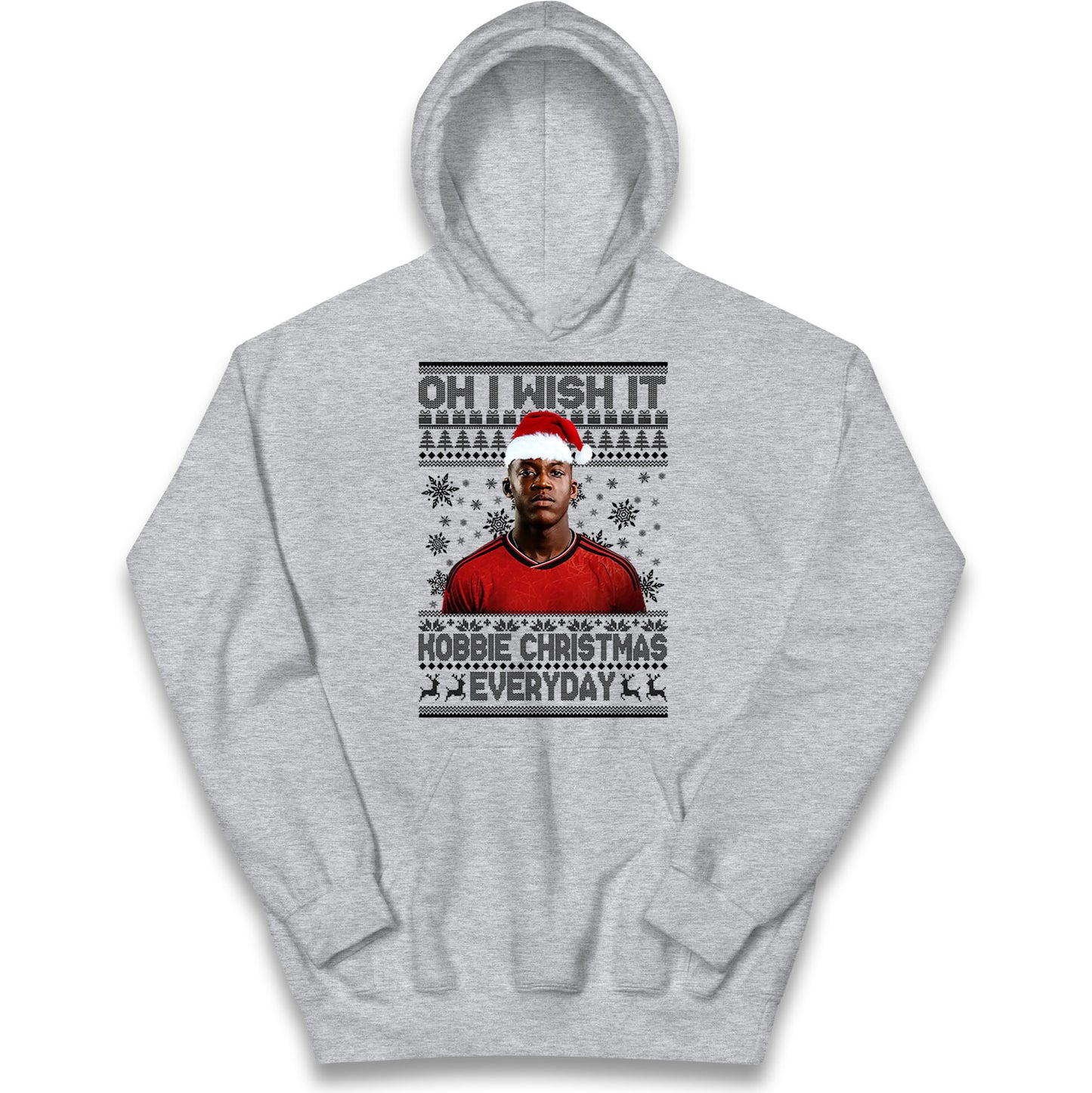 Kobbie Mainoo Christmas Kids Hoodie