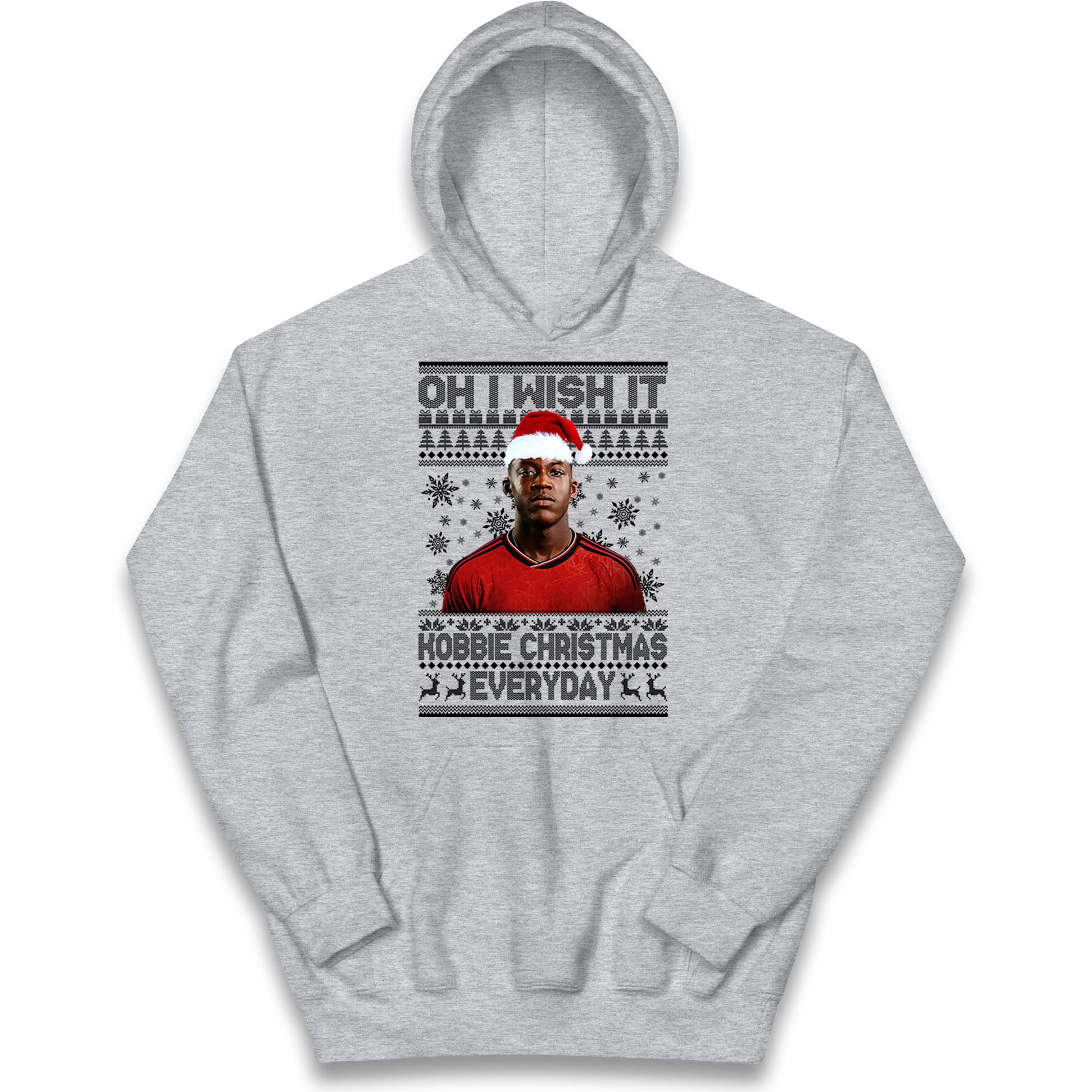Kobbie Mainoo Christmas Kids Hoodie