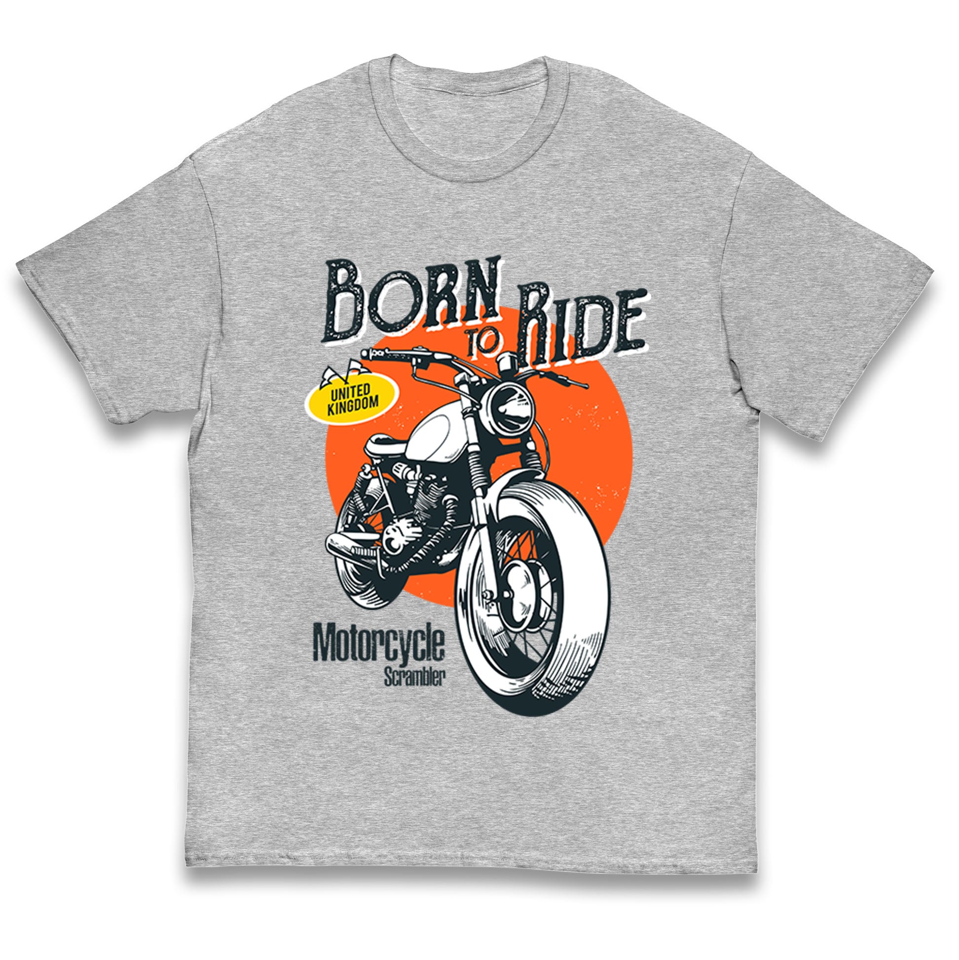 Born To Ride UK Kids T Shirt