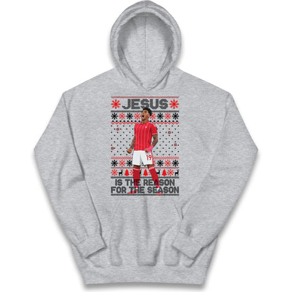 Nottm Forest FC Christmas Kids Hoodie