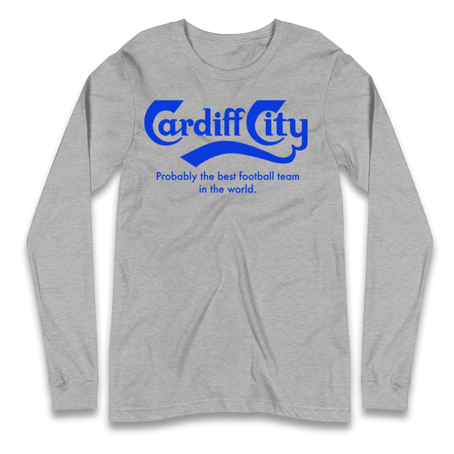Cardiff City FC Football Longsleeve T Shirt