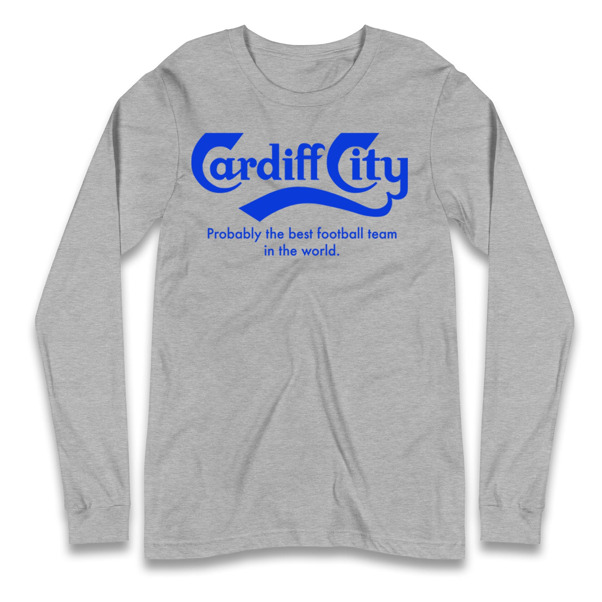 Cardiff City FC Football Longsleeve T Shirt
