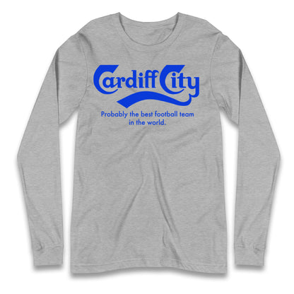 Cardiff City FC Football Longsleeve T Shirt