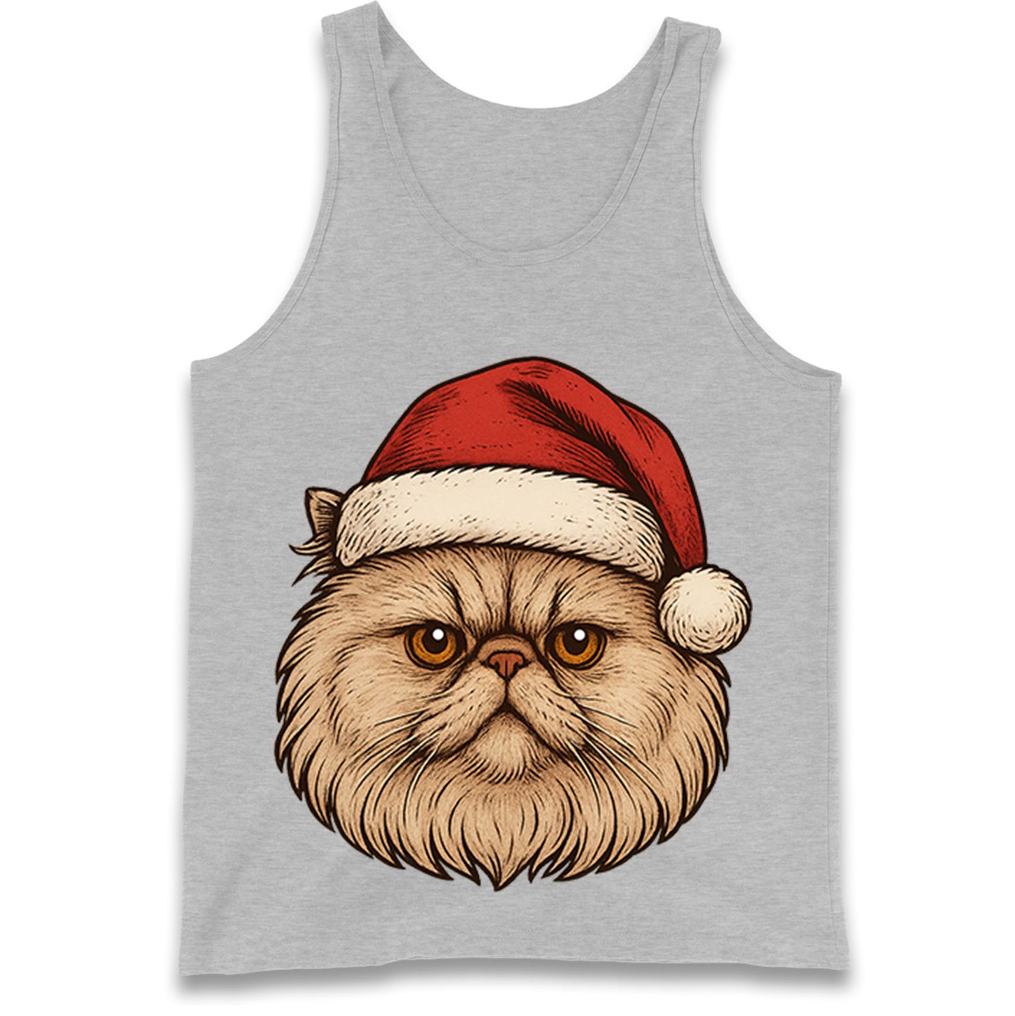 Persian Cat Christmas Tank Top