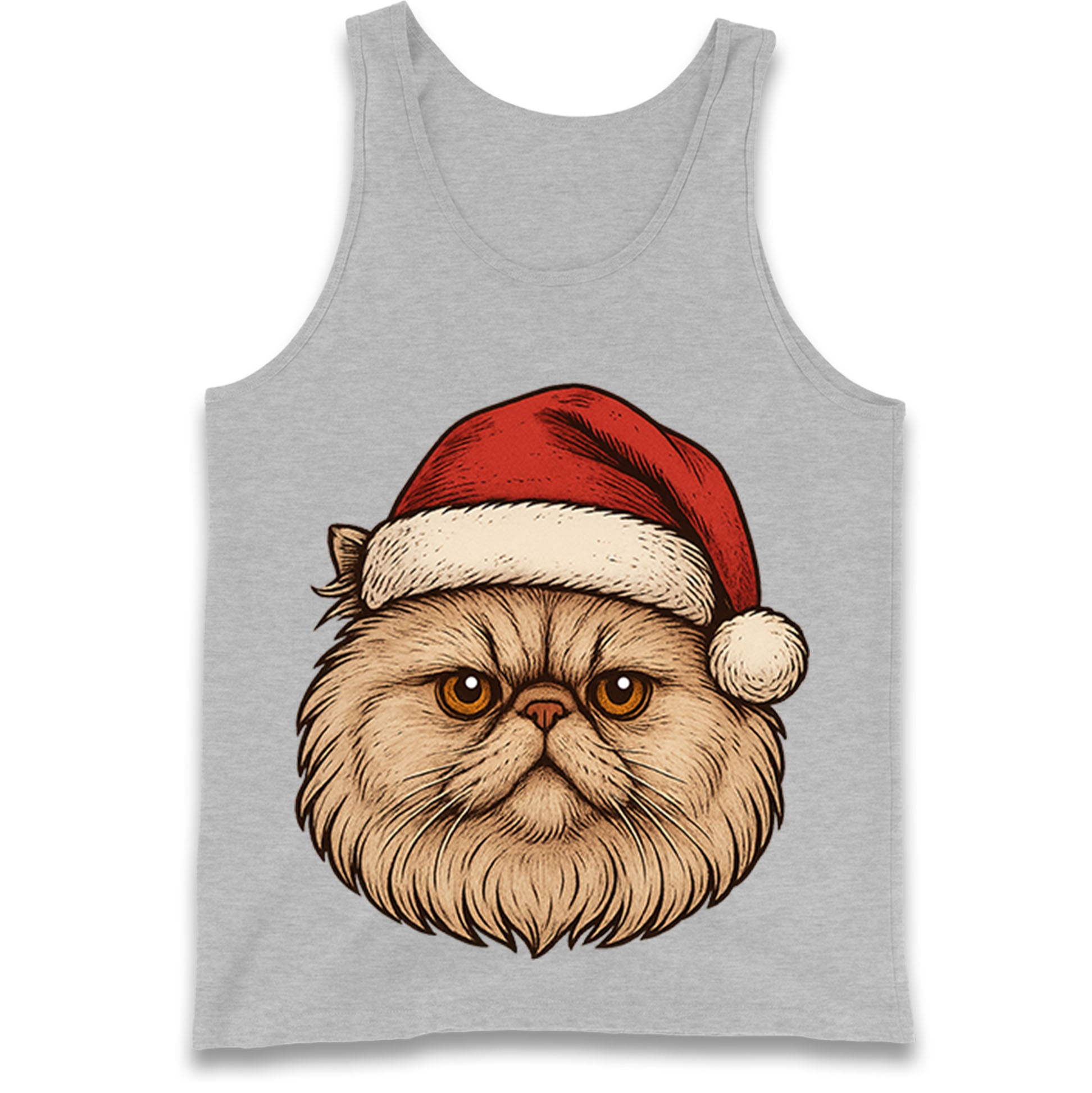 Persian Cat Christmas Tank Top
