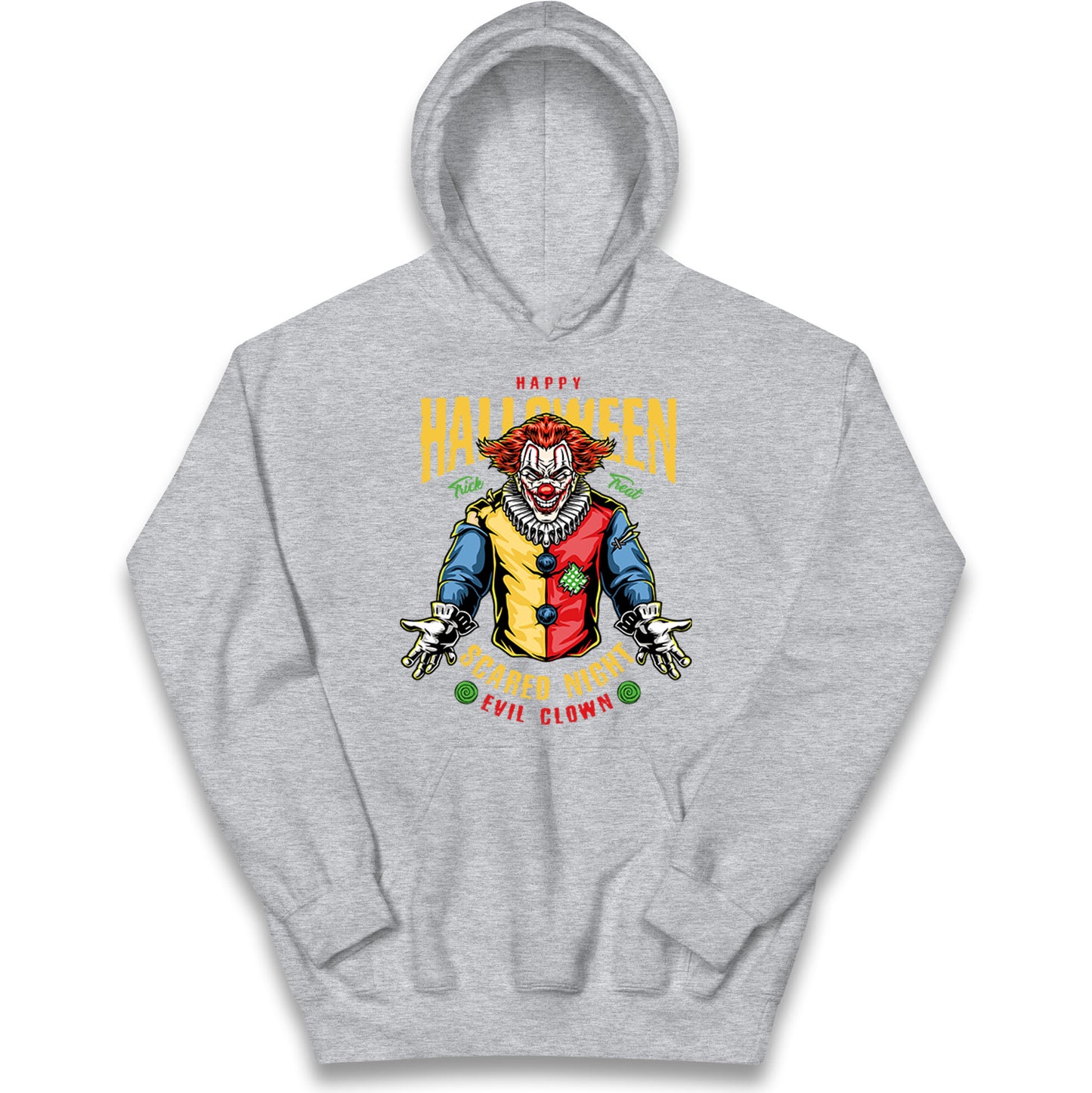 Halloween Clown Kids Hoodie
