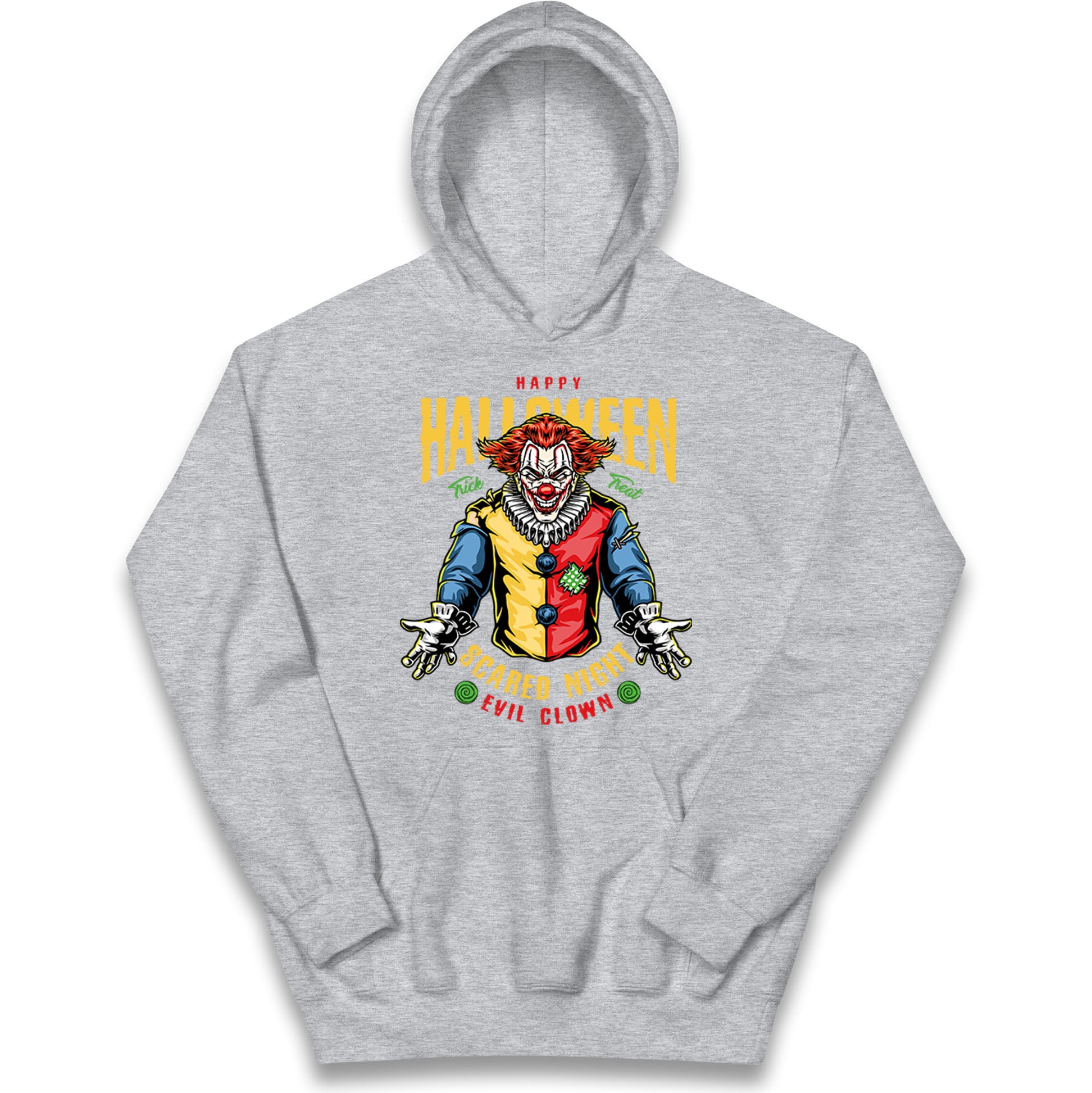 Halloween Clown Kids Hoodie