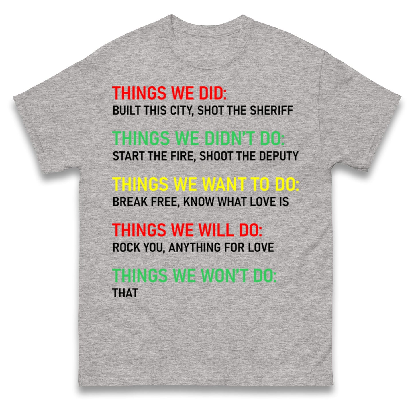 Bob Marley Music T Shirt 