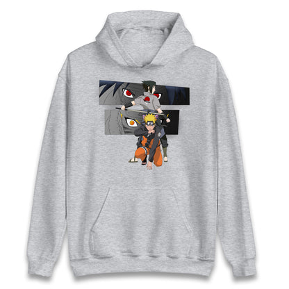 naruto and sasuke uchiha hoodie